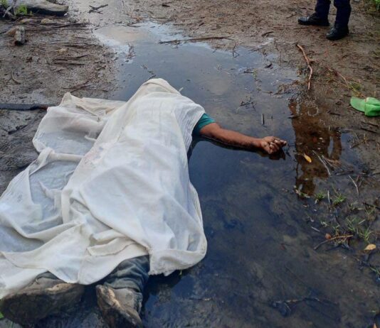 Cortaba maleza y tocó un tendido eléctrico que le quitó la vida