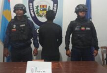 Un detenido con droga en Puerto Cumarebo