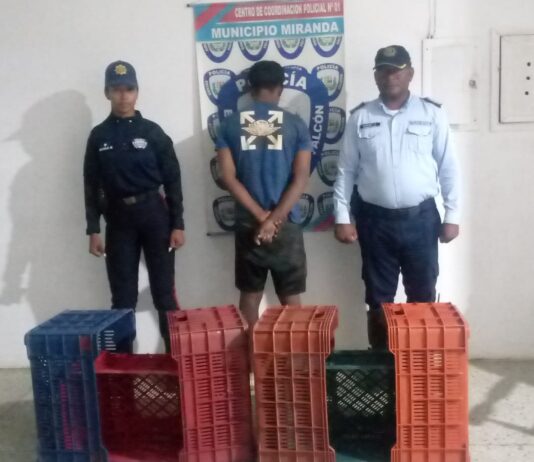 Detenido hombre por hurto en supermercado de Coro