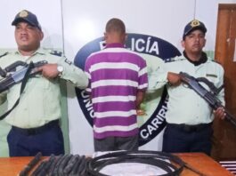 Detenido por tenencia de material estratégico