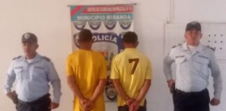 Detenidos por golpear a una mujer