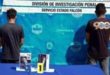 Dip- Punto Fijo detiene a dos sujetos por hurto