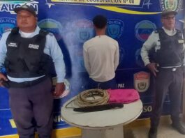 Detienen a «El Curri» en el patio de una vivienda de Boca de Aroa