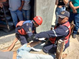 Dos lesionados durante accidente al mediodía de hoy lunes