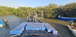 Incautan 300 panelas de cocaína