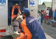 Lesionada mujer durante accidente en el centro de Punto Fijo