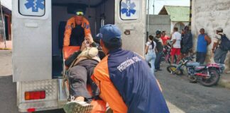 Lesionada mujer durante accidente en el centro de Punto Fijo