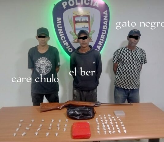 Detienen a tres microtráficantes en Bella Vista