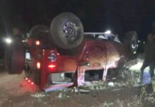 Vuelco de camioneta en Zamora dejó ocho lesionados