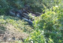 Vuelco de camioneta dejó una mujer lesionada en Mirimire