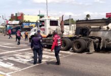Gandola de Gasfalca volcó en Servicio Lara en Coro