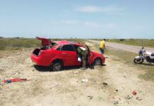 Vuelco en Cararapa dejó una niña lesionada de gravedad