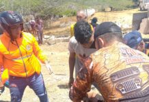 Vuelco en Jadacaquiva dejó dos lesionados