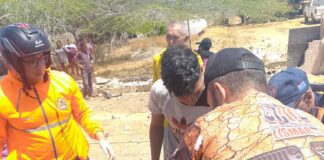 Vuelco en Jadacaquiva dejó dos lesionados