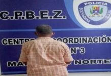 Agredió a puños a una mujer