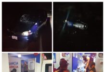 Arrollados dos funcionarios de la PNB en Guacuira