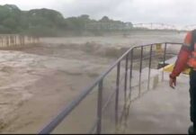 Desbordamiento de ríos y colapso de la vía Barinas-Mérida