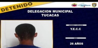 Detienen a hombre por robo en Tucacas