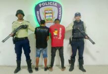 Detenidos por agredir físicamente a una dama