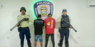 Detenidos por agredir físicamente a una dama