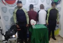 Los sorprendieron en plena comercialización de droga en Las Panelas