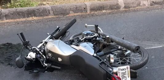 Un lesionado por deslizamiento de moto en Antiguo Aeropuerto