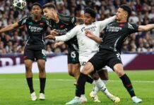 Real Madrid perdió 2-1 ante Arsenal y quedó eliminado