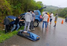 Vuelco de camioneta dejó un niño lesionado en Tocópero