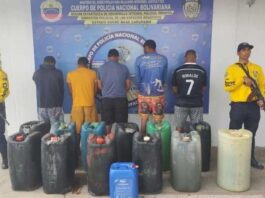 Caen cinco hombres por tráfico de combustible