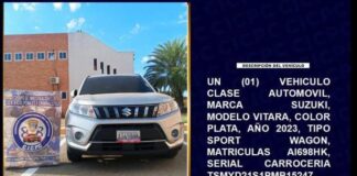 Cicpc recupera vehículo importado con incongruencias