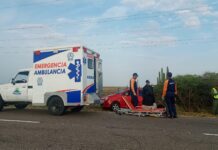 Vuelco de vehículo dejó una comerciante lesionada en la Coro-Punto Fijo