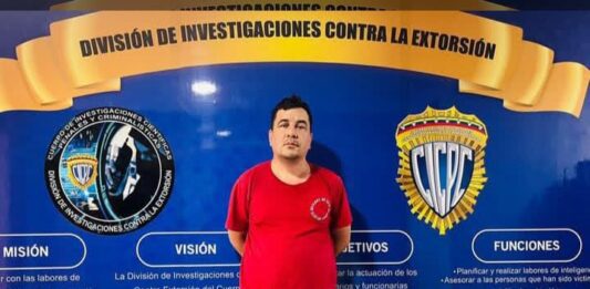 Detenido colombiano dedicado a la extorsión bajo la modalidad Gota a Gota