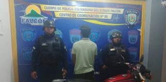Polifalcón detuvo a hombre por resistencia a la autoridad en Tucacas