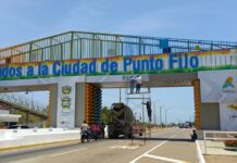 Gobierno municipal embellece pórtico de Punto Fijo