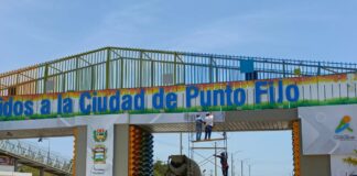 Gobierno municipal embellece pórtico de Punto Fijo