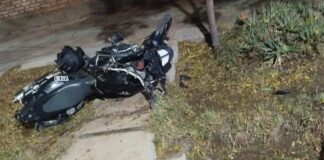 Motorizado sufre politraumatismos al caer de la moto en Sabaneta