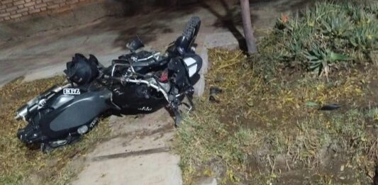 Motorizado sufre politraumatismos al caer de la moto en Sabaneta