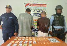 Polifalcón aprehendió a dos hombres con droga en Los Taques