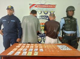 Polifalcón aprehendió a dos hombres con droga en Los Taques