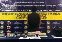 Detienen a Yoandry con cinco panelas de droga en Santa Rosalía