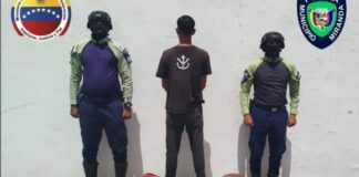 Detienen a sujeto con droga en el barrio Cruz Verde de Coro