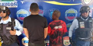 Dos detenidos por riña en Boca de Aroa