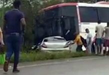 Dos muertos por choque en La Curva del Bagre