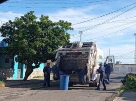 Gobierno municipal refuerza servicio de aseo en María Auxiliadora