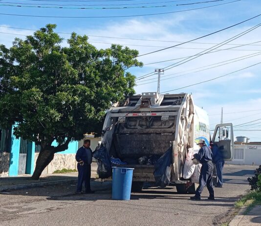 Gobierno municipal refuerza servicio de aseo en María Auxiliadora