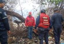 Comandante de la Zoedan inspecciona área afectada por incendio de vegetación en el Puerto de Zazárida