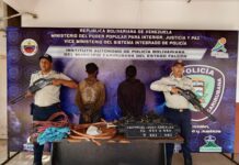 Detienen a «El Niño Rata» y a «Tardan» con material estratégico en La Chinita