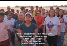 Familiares de los pescadores desaparecidos piden apoyo aéreo