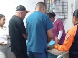 Tres lesionados por deslizamiento de moto entre ellos una niña de tres años