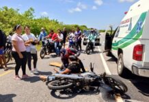 Colisión de moto con camioneta dejó una mujer fallecida y otra lesionada